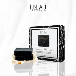 Henna Black Soap (Free Sponge) INAI REPUBLIC