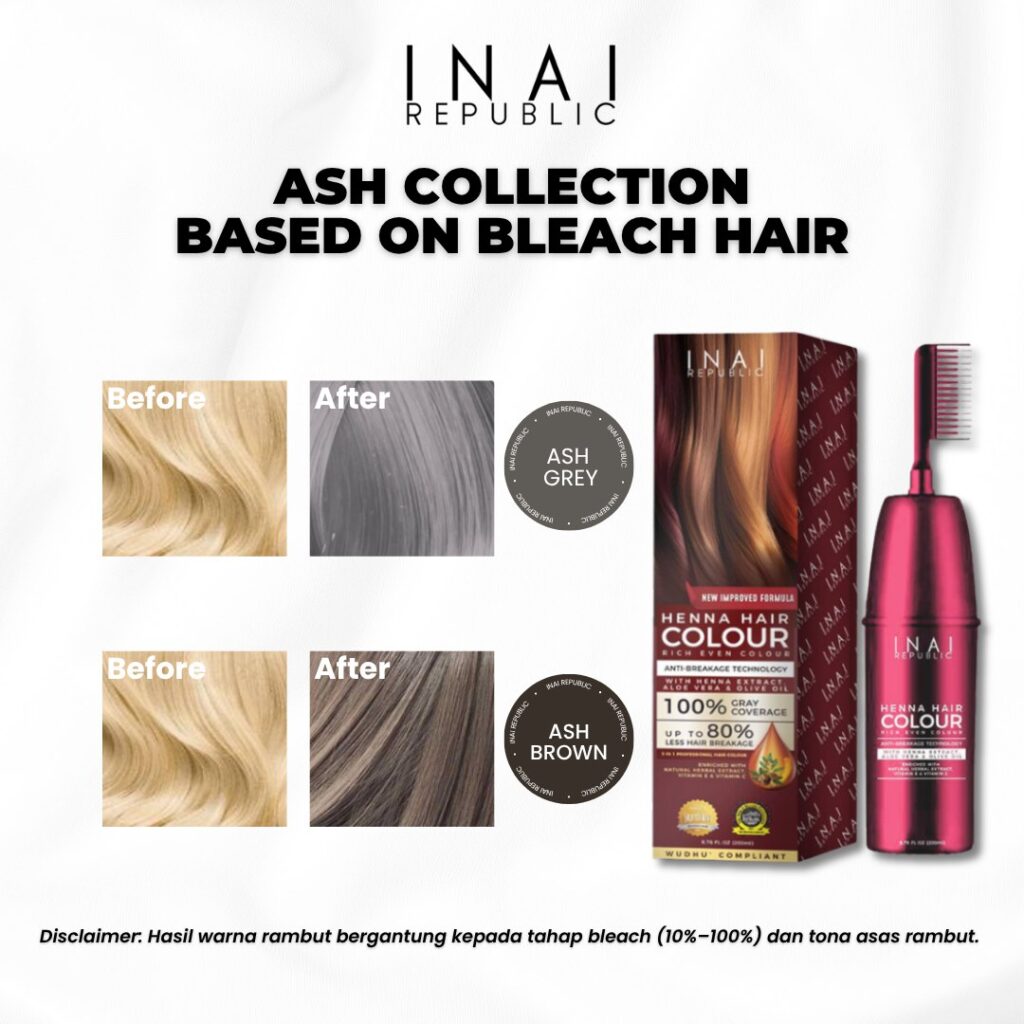INAI PEWARNA RAMBUT HALAL INAI REPUBLIC – (New Advance Formulation ...